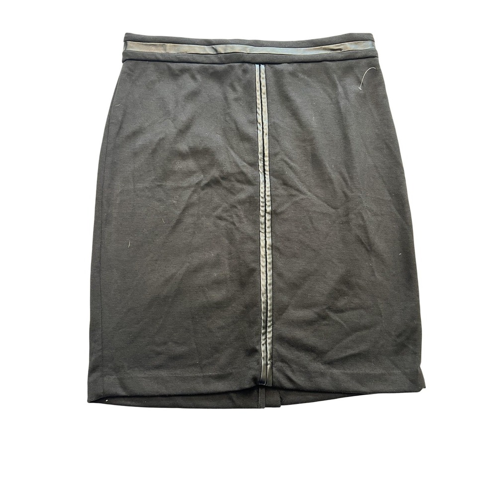 Premise Studio Skirt Womens 14 Black Pencil Lined Back Vent Career Office Work‎